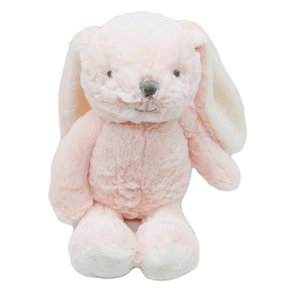 Lambs & Ivy Botanical Baby Plush Pink Bunny Stuffed Animal Toy - Picture 1 of 9